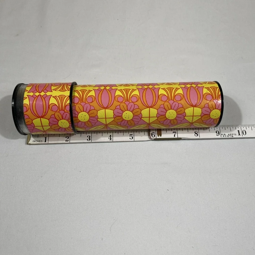 Vintage 1970s Kaleidoscope Toy Made in Japan Retro Psychedelic Mod Floral